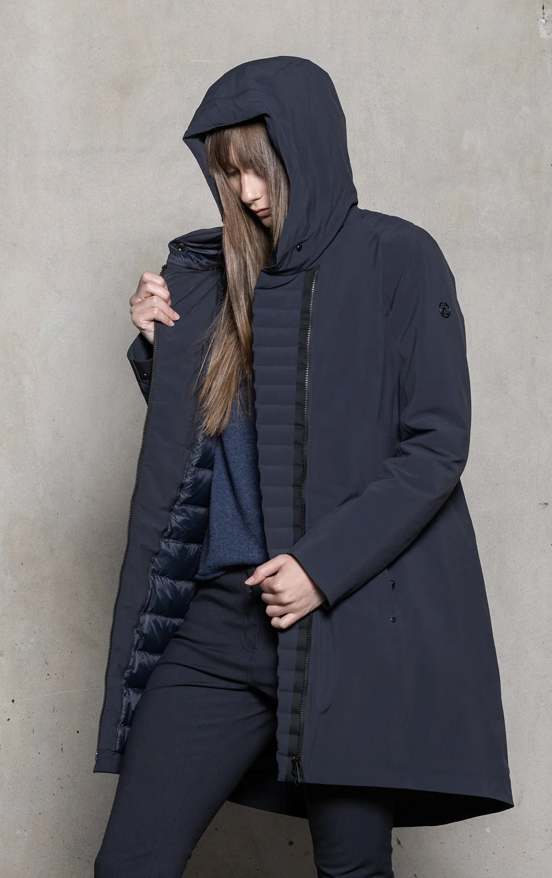 HOODED DOWN PARKA - CLEARANCE