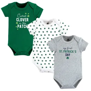 Hudson Baby Cotton Bodysuits, Cutest Clover