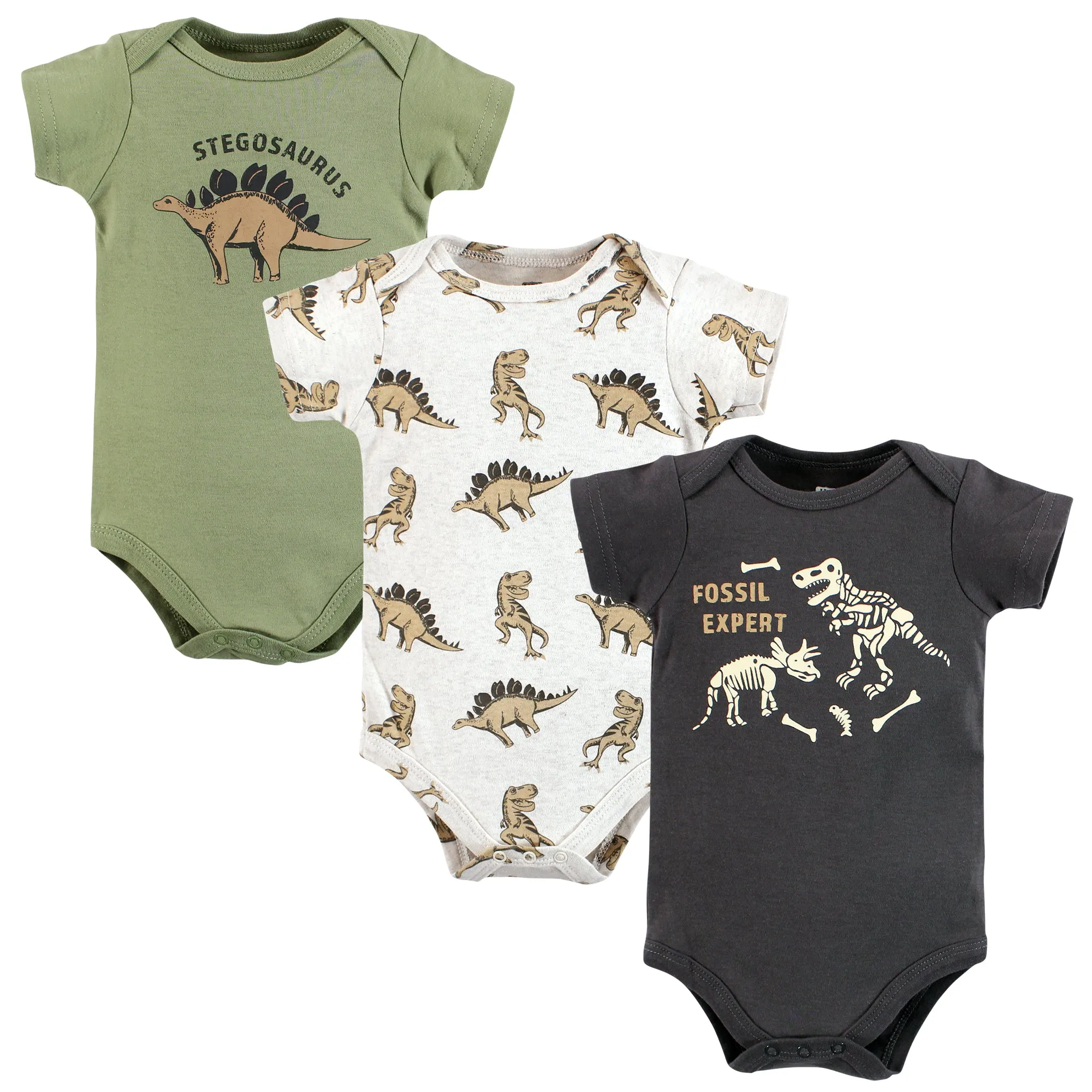 Hudson Baby Cotton Bodysuits, Fossil Expert