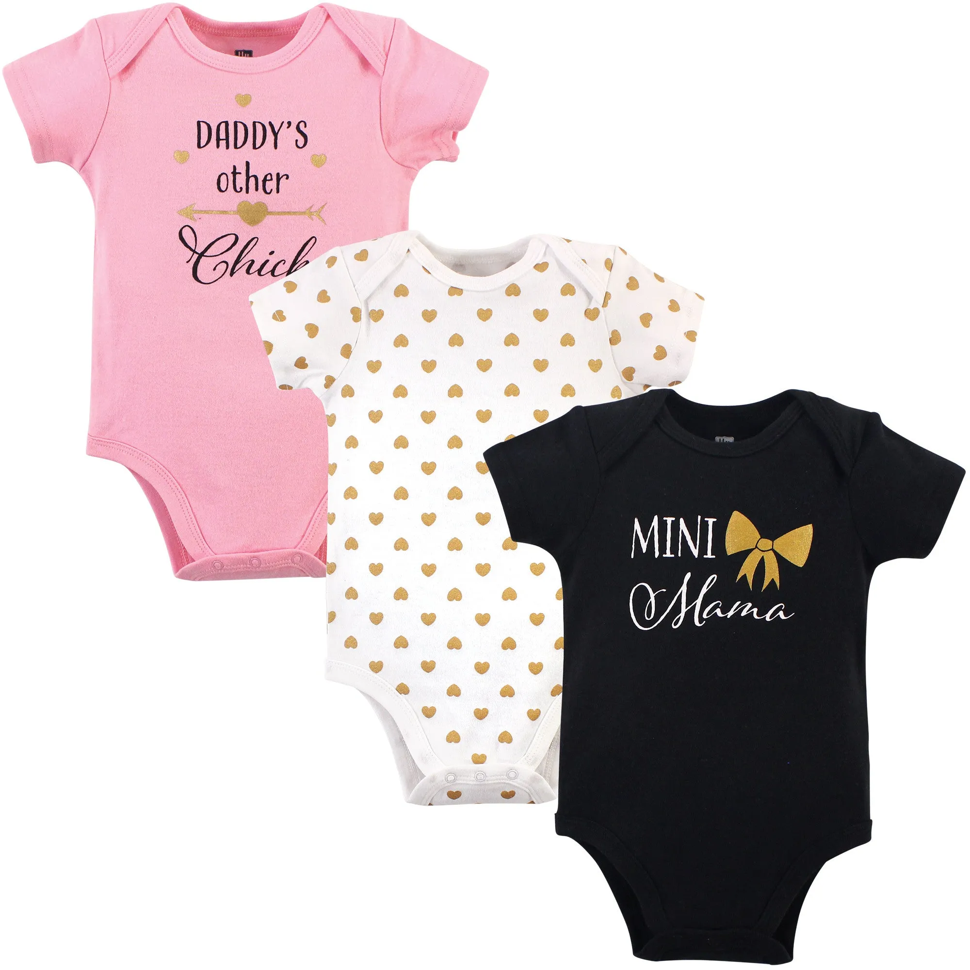 Hudson Baby Cotton Bodysuits, Mini Mama