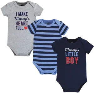 Hudson Baby Cotton Bodysuits, Mommys Little Boy