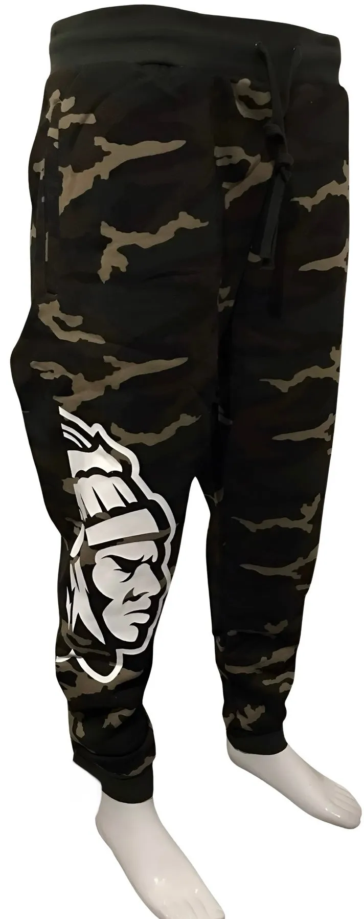 ^HUSTLE GANG^ (CAMOUFLAGE) ~COLLEGIATE~ KNIT JOGGERS SWEATPANTS