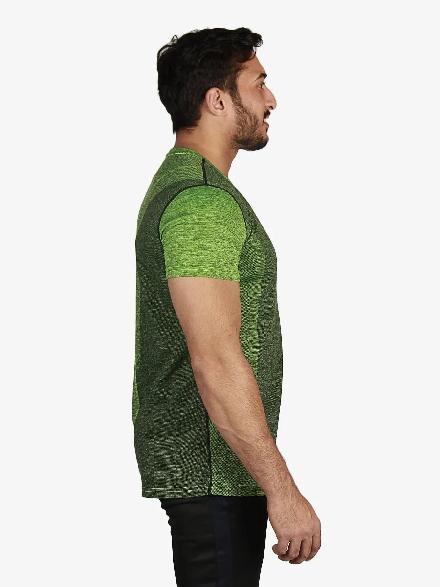 Hybron - T-Shirt - 3019 - Green / Black