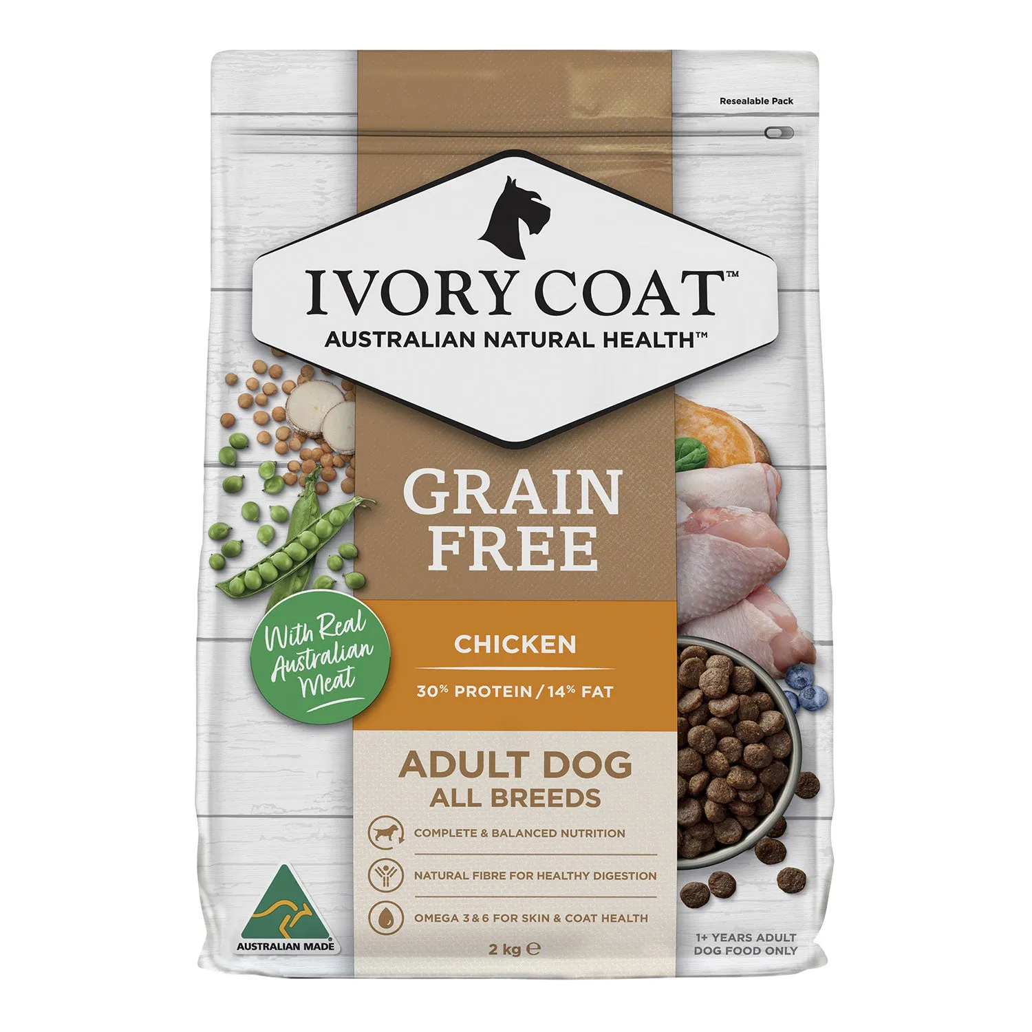 Ivory Coat Grain Free Chicken Adult Dry Dog Food