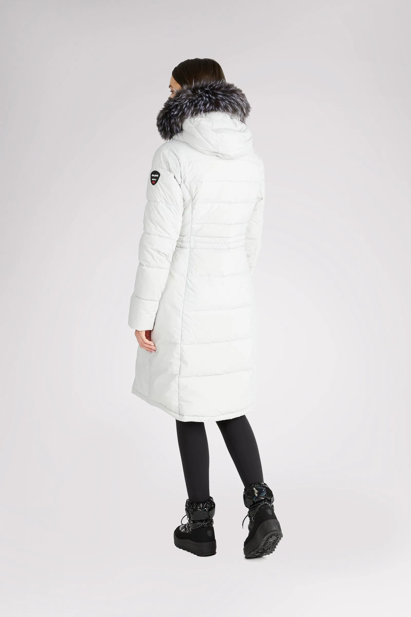 Jupiter Women's Puffer Jacket w/ Faux Fur Trim