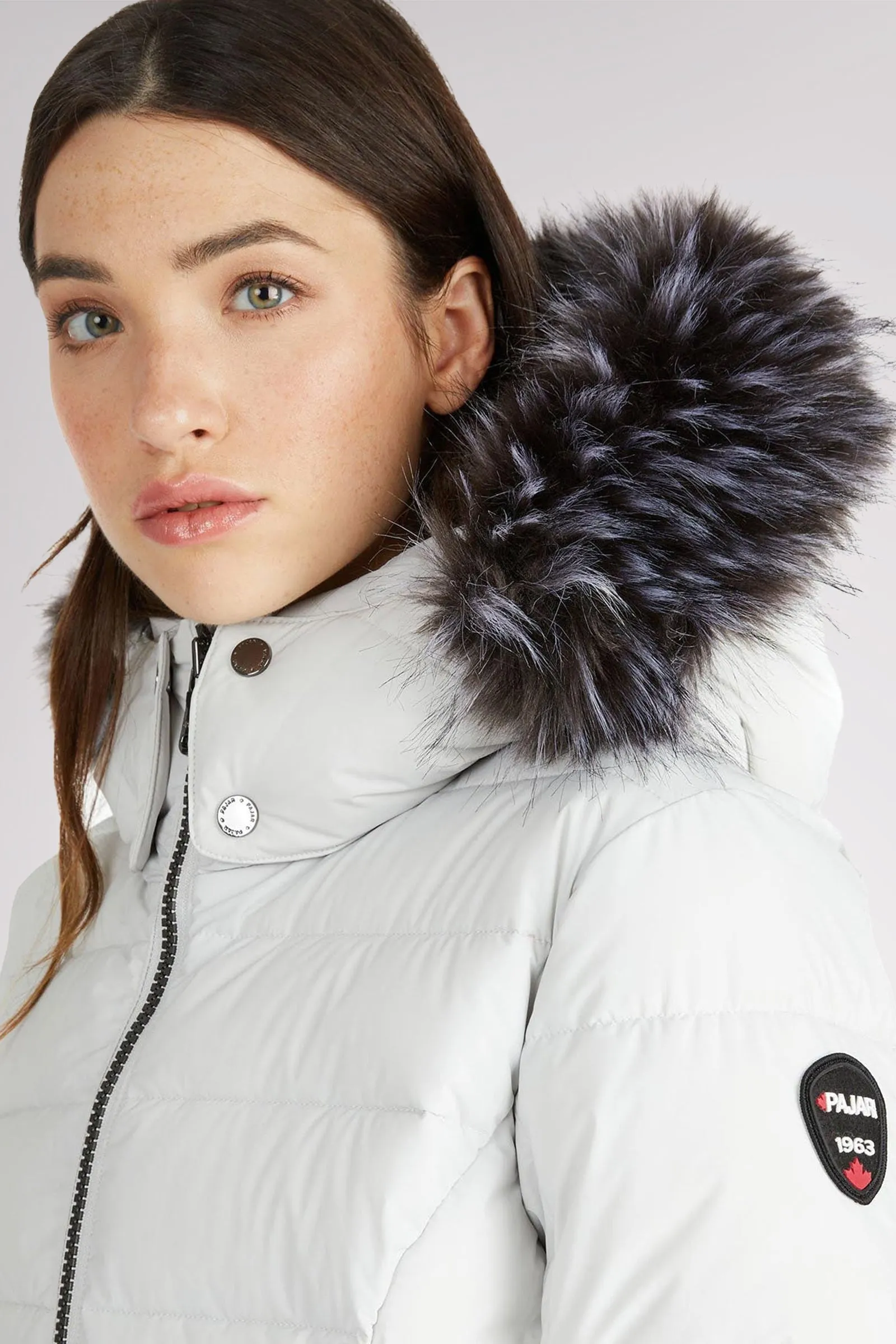 Jupiter Women's Puffer Jacket w/ Faux Fur Trim