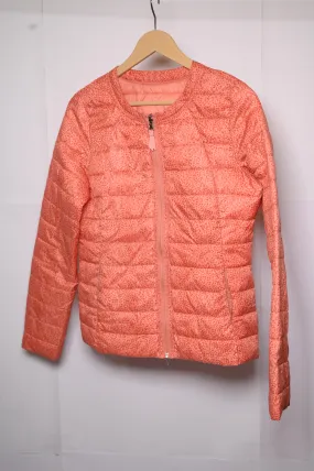 Just Addict Orange Women’s Puffer Jacket - Small