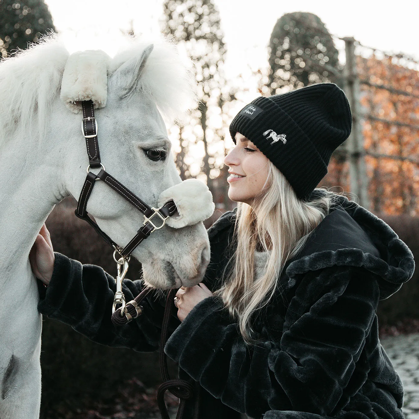 Kentucky Horsewear Sammy Beanie Hat - Black