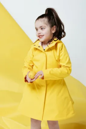 Kids' Yellow Sun Raincoat Yellow