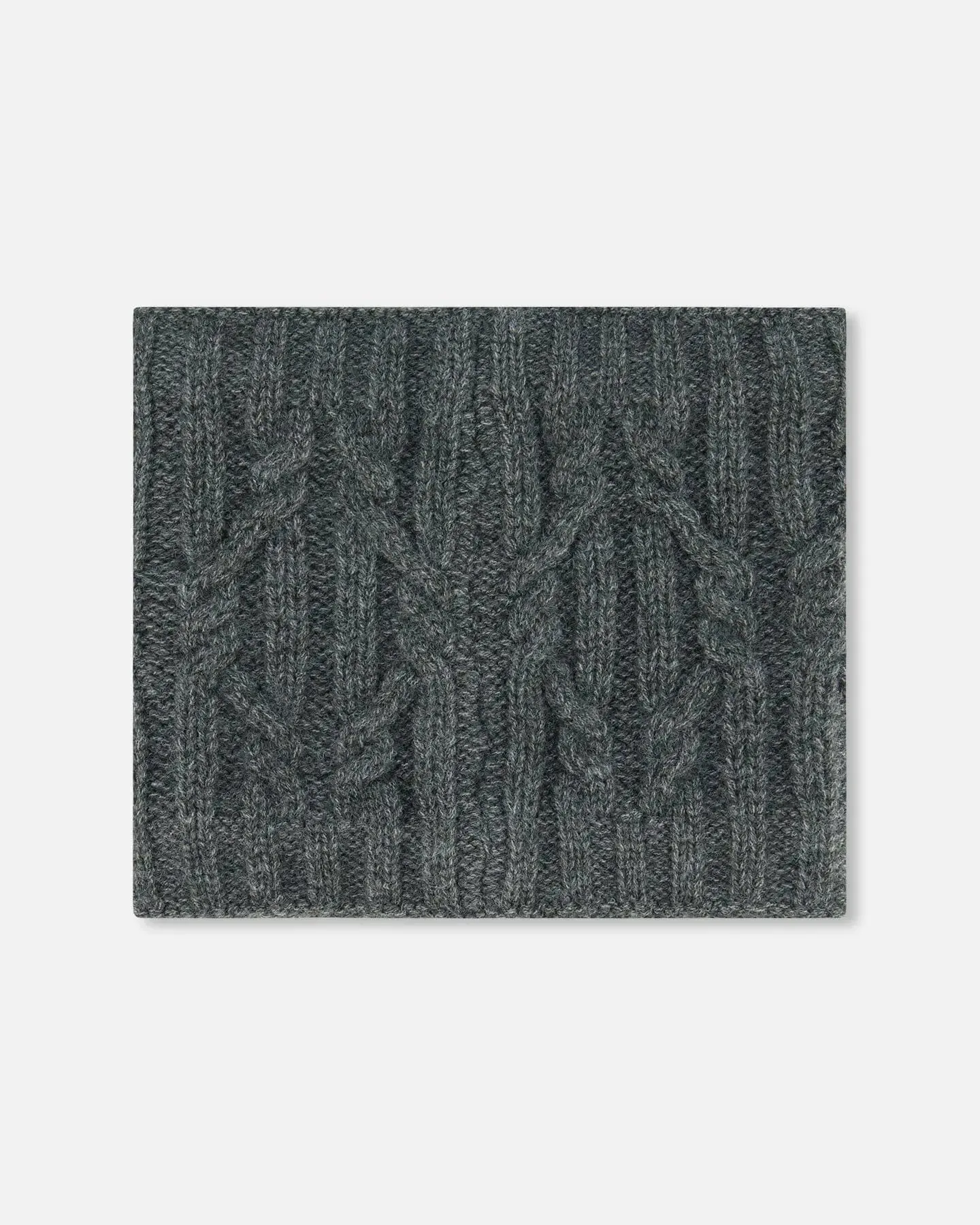 Knit Neckwarmer Dark Gray