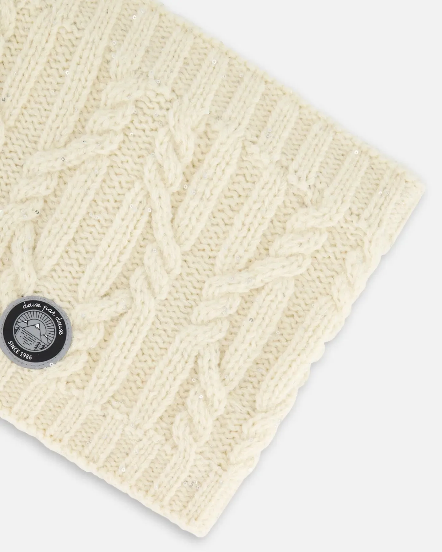 Knit Neckwarmer Off White