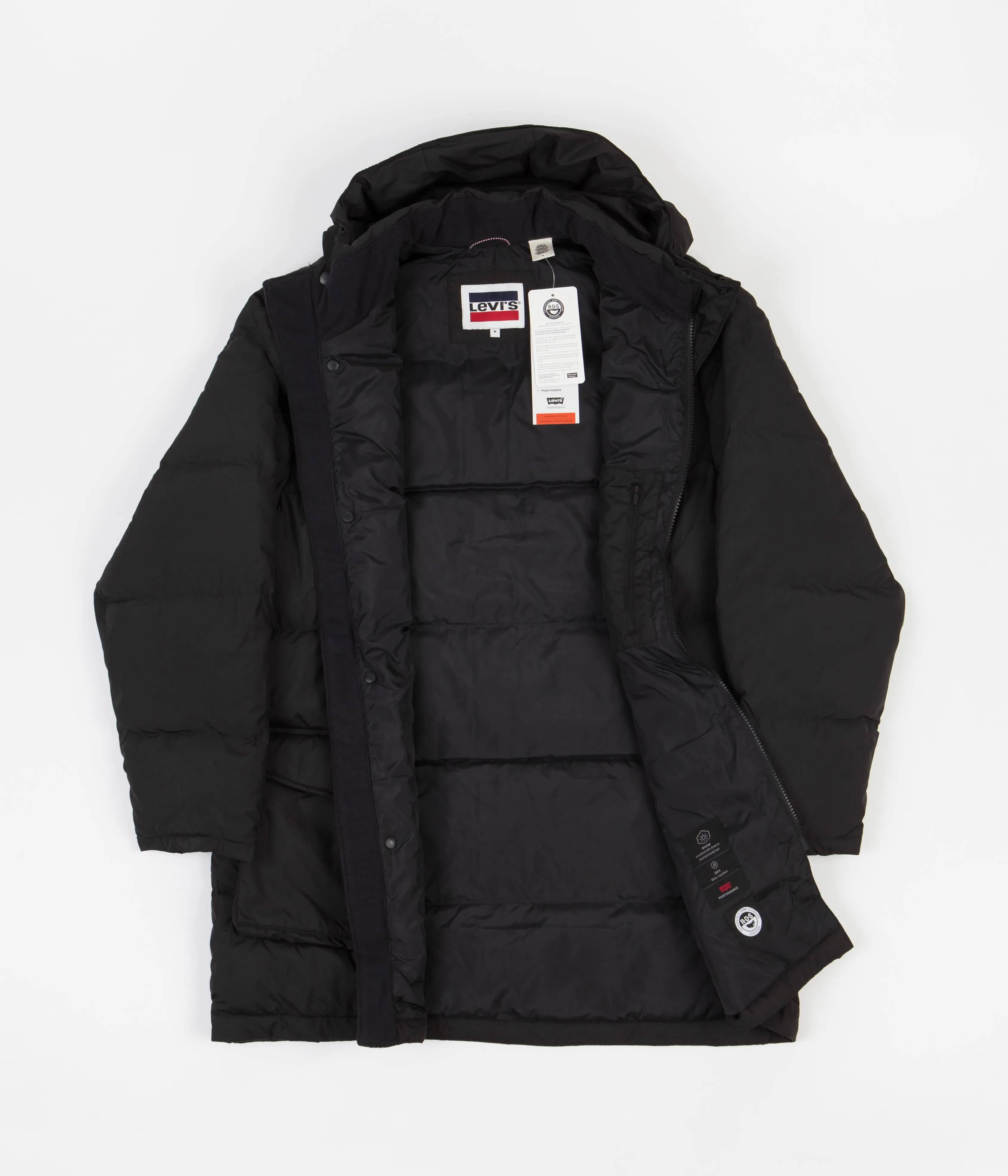 Levi's® Red Tab™ Fillmore Mid Parka 2.0 - Jet Black