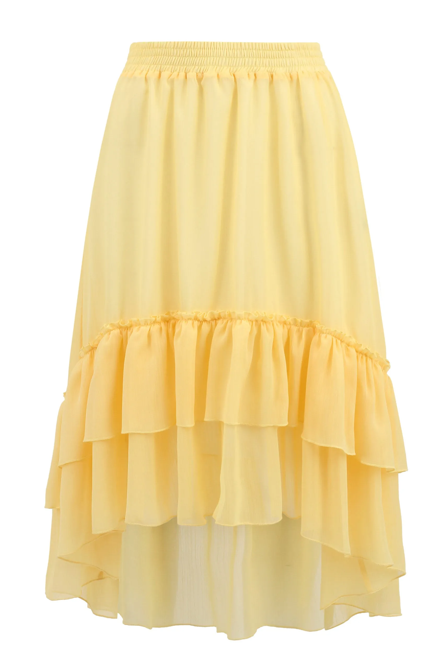 Lily Chiffon Skirt Yellow