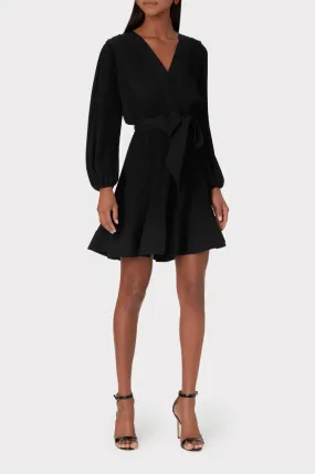 Liv Pleated Dress - Black