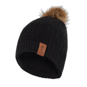 Macron Wales WRU FUR POM POM BEANIE