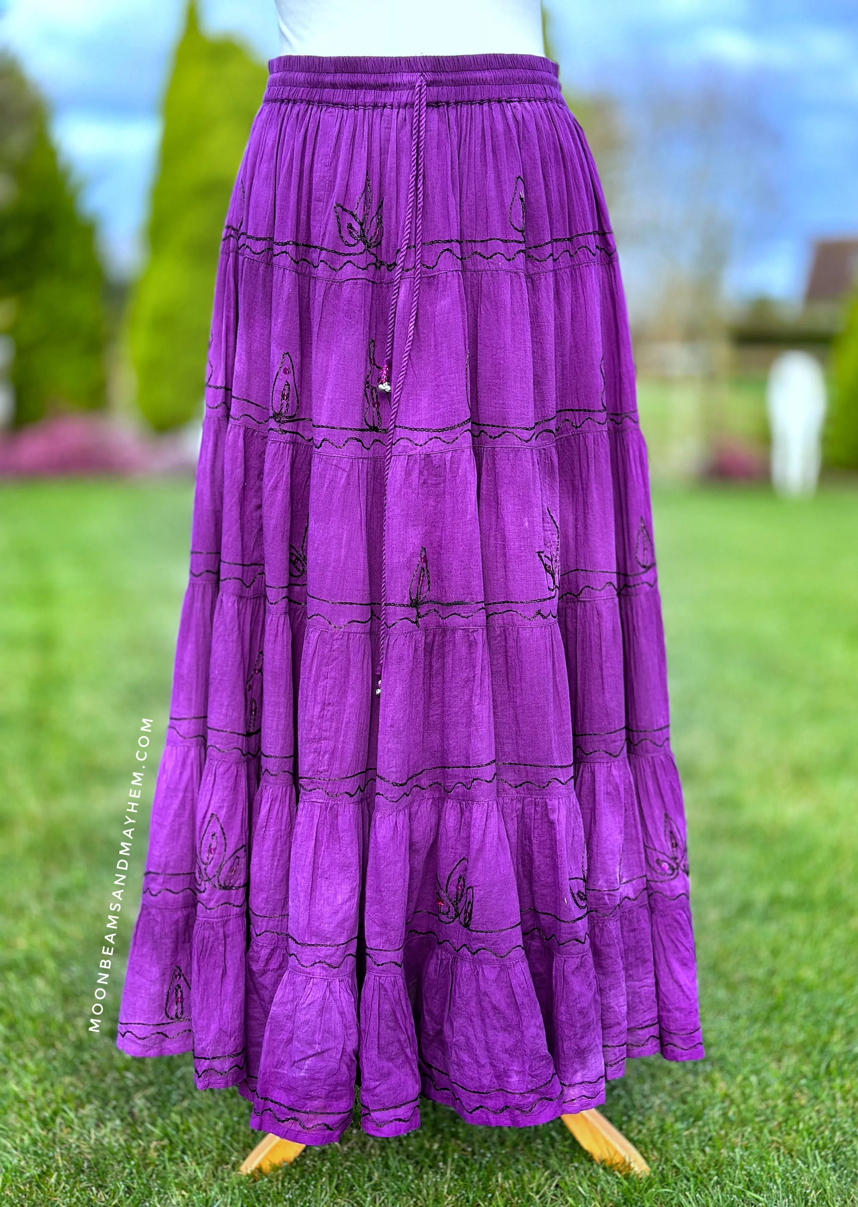 MAJESTIC PURPLE ROSELLA SKIRT