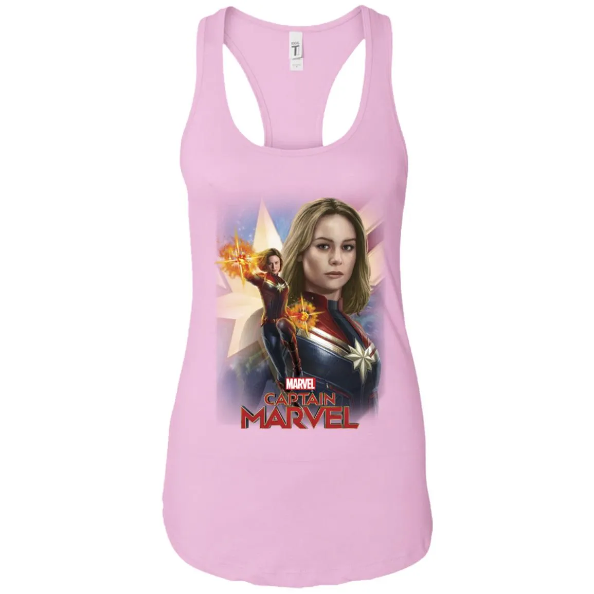 Marvel Captain Marvel Powers Portrait Women Tank Top