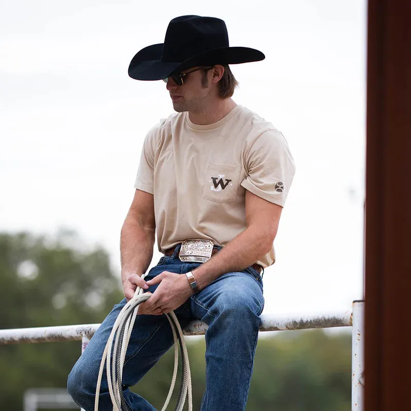 Men's Hooey "John Wayne" Tan T-shirt - HT1700TN