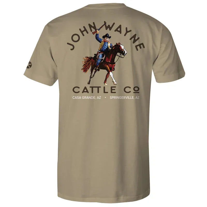 Men's Hooey "John Wayne" Tan T-shirt - HT1700TN