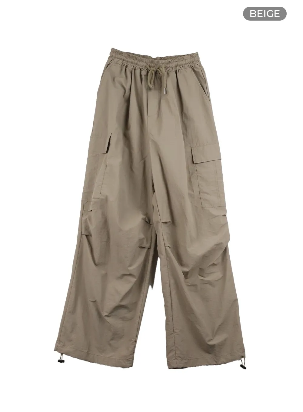 Men's Wide Fit Parachute Pants IY402