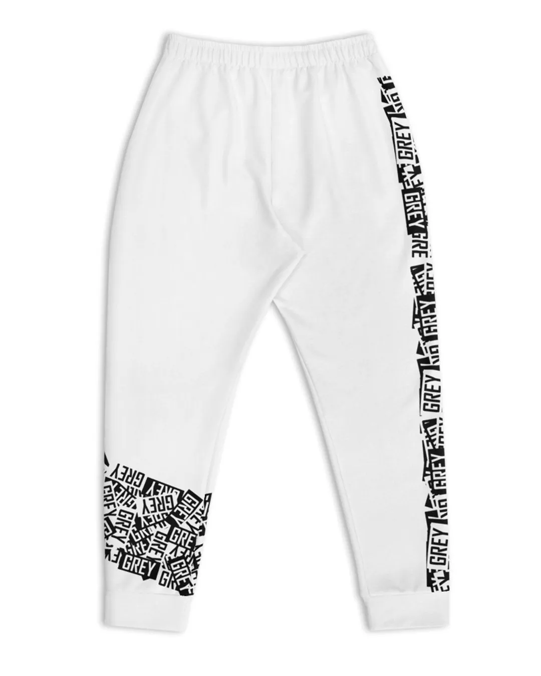 Messy Logo Asymmetrical Graphic Joggers