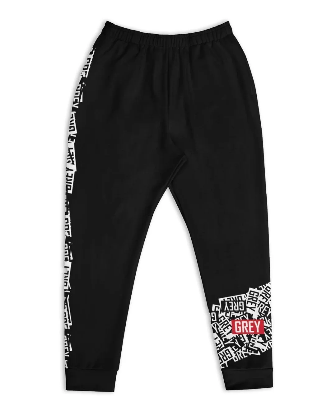 Messy Logo Asymmetrical Graphic Joggers