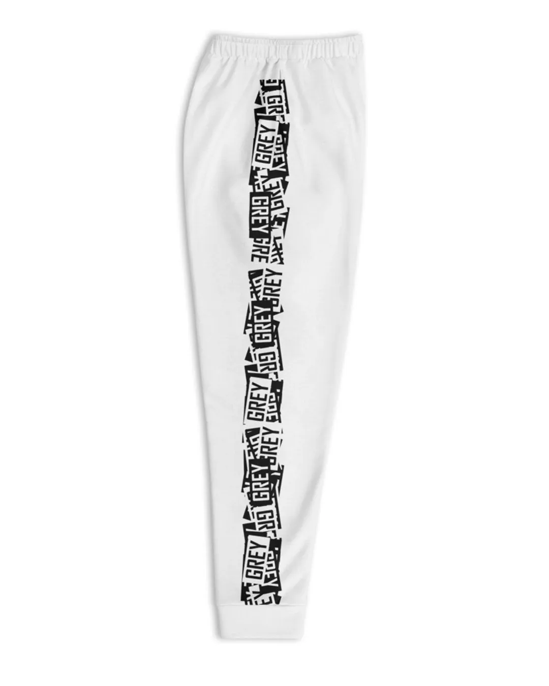 Messy Logo Asymmetrical Graphic Joggers