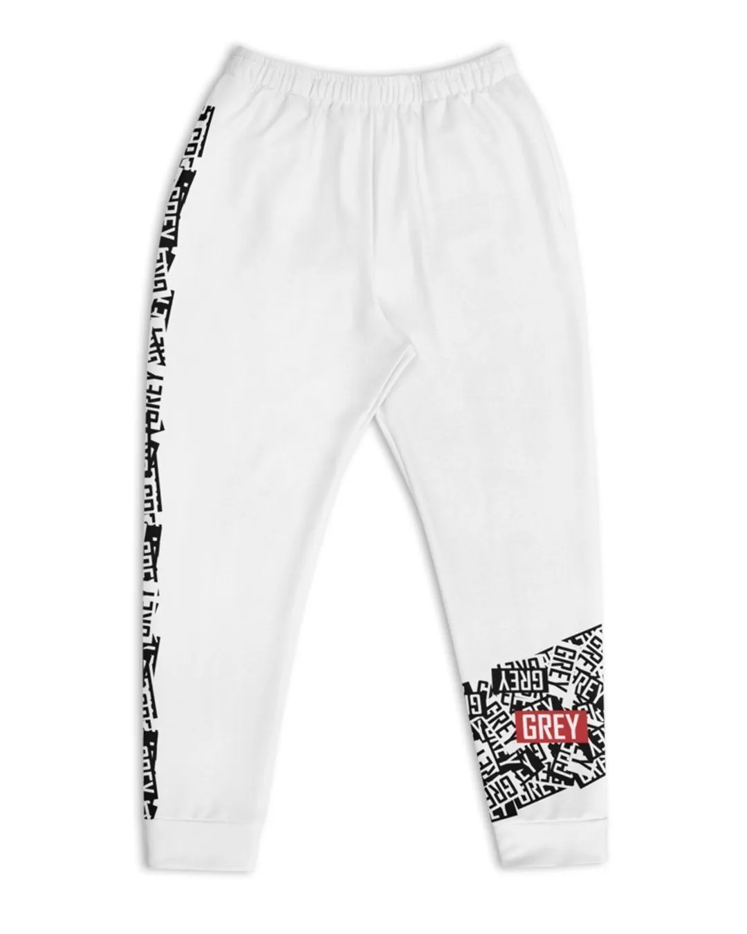 Messy Logo Asymmetrical Graphic Joggers