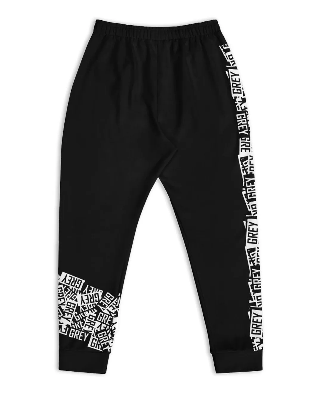 Messy Logo Asymmetrical Graphic Joggers