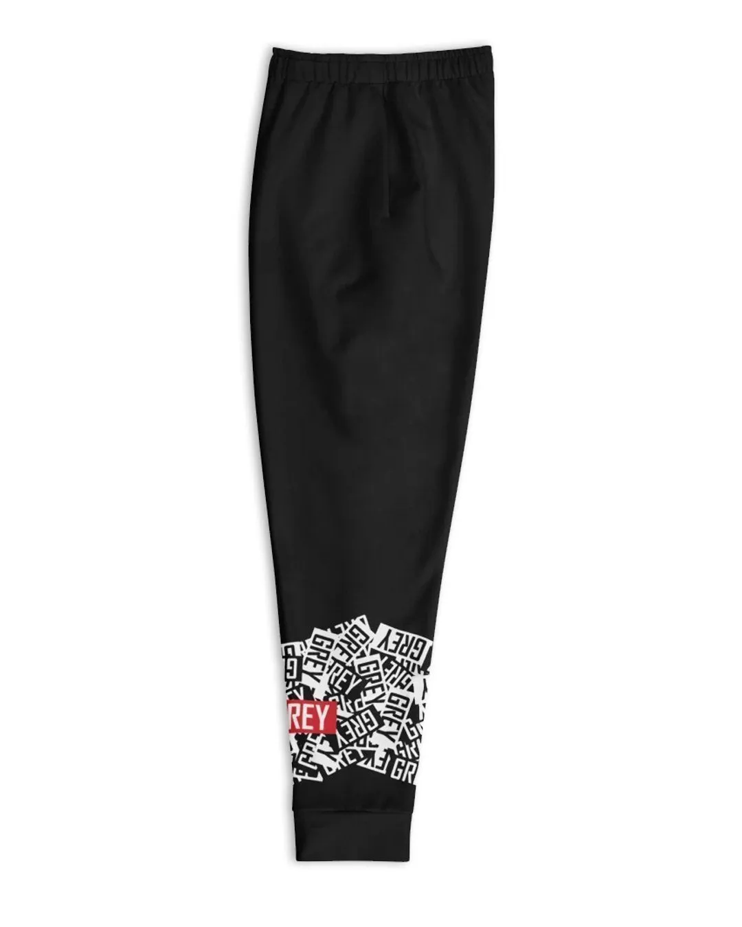 Messy Logo Asymmetrical Graphic Joggers