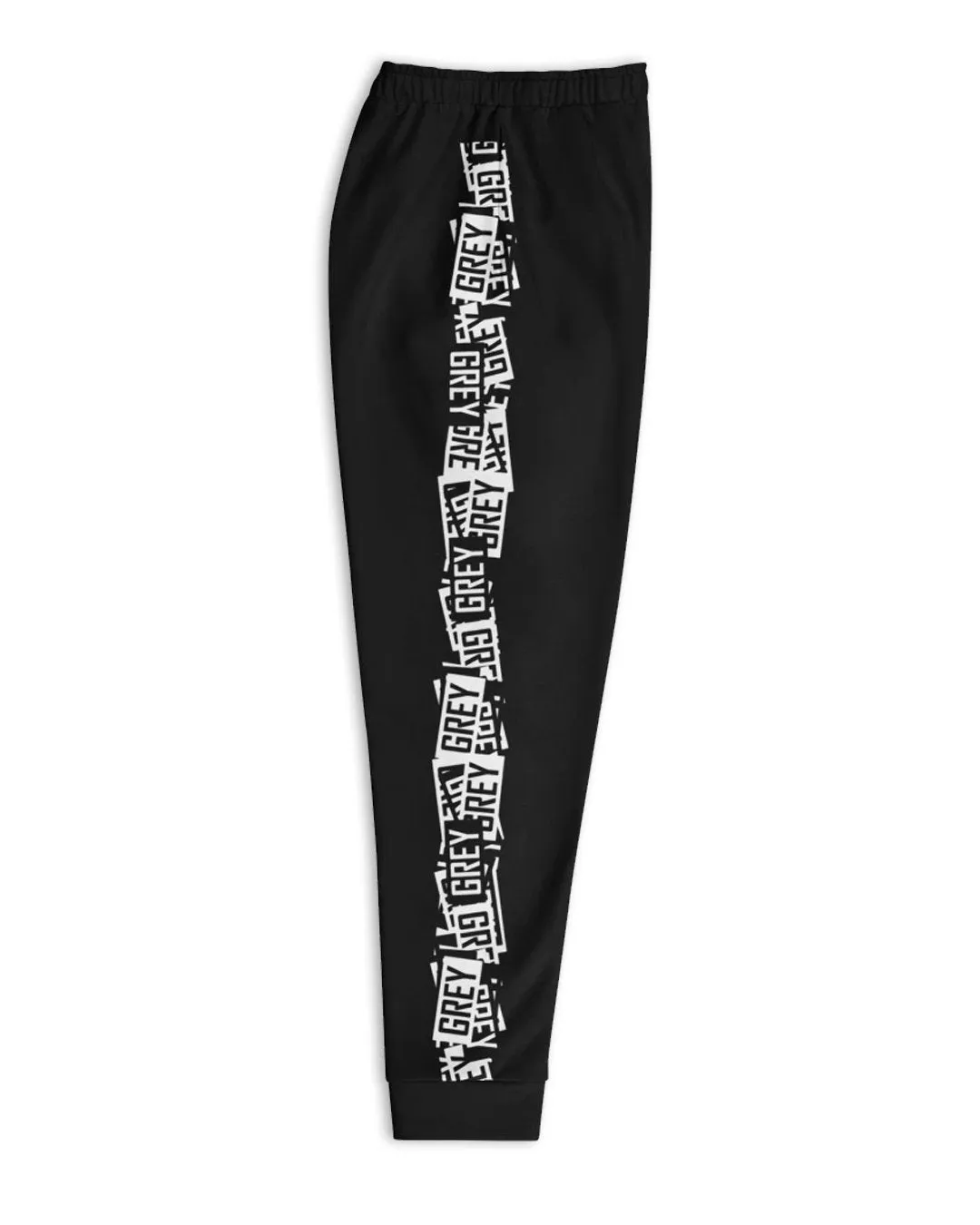 Messy Logo Asymmetrical Graphic Joggers