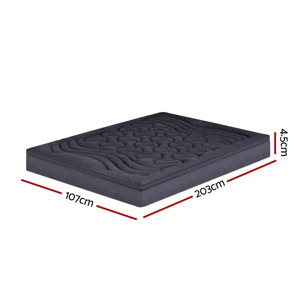 Microfibre 3-Zone Pillowtop Mattress Topper - King Single