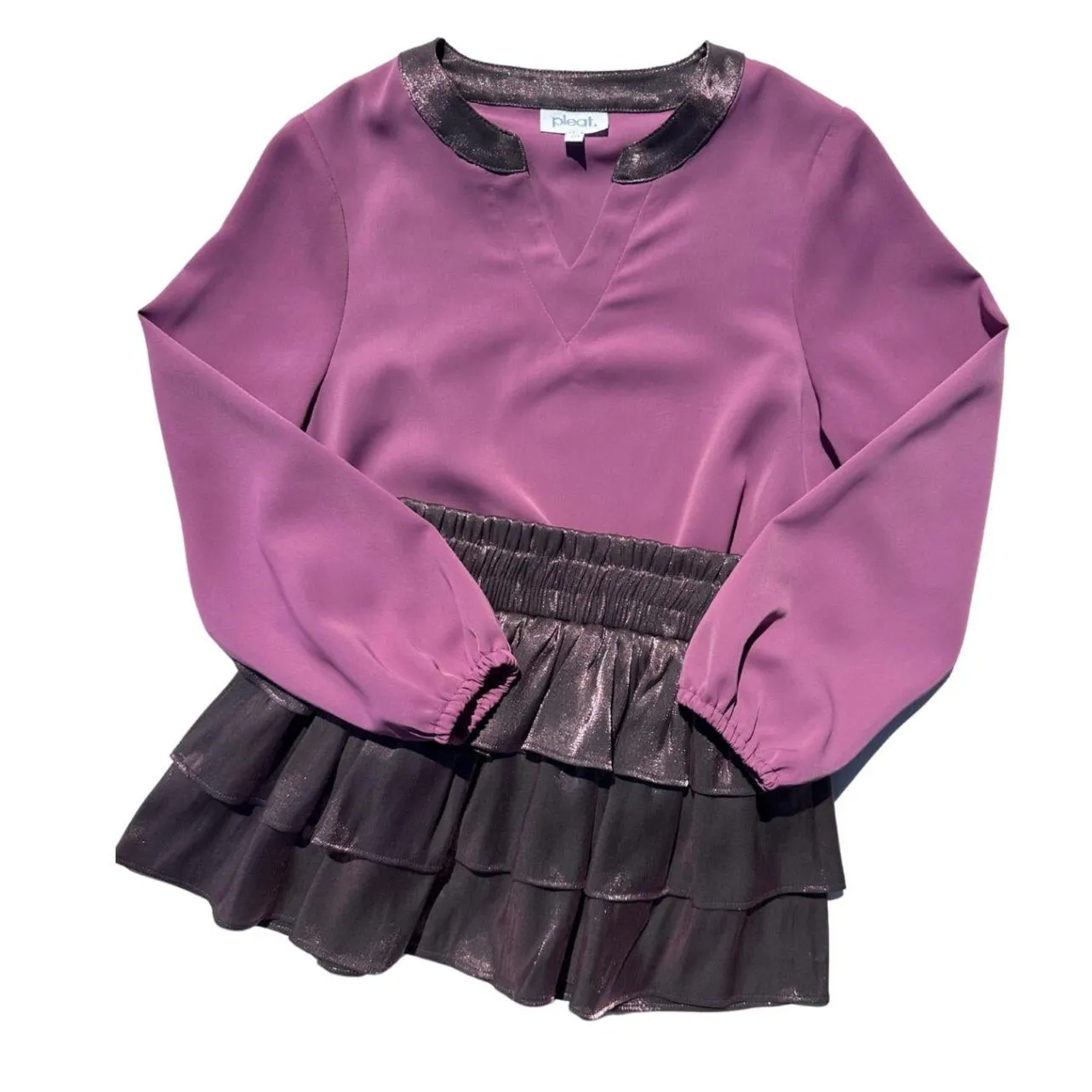 Milly Top- Magenta/Plum