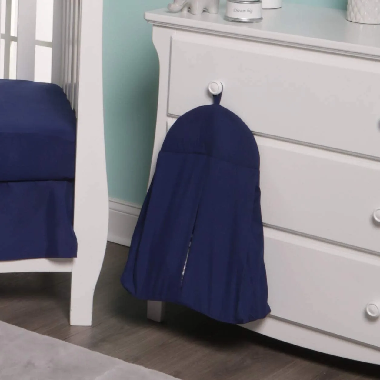 Navy 4 Piece Crib Bedding Set