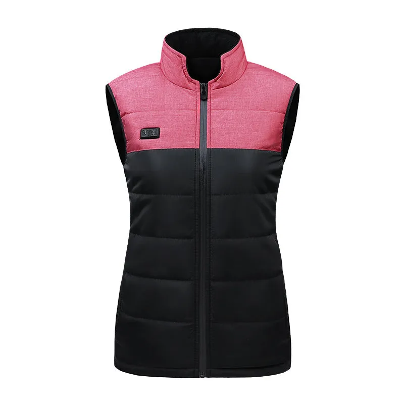 New autumn and winter intelligent heating vest for men and women, graphene electric heating vest for outdoor warmth, suitable for couples