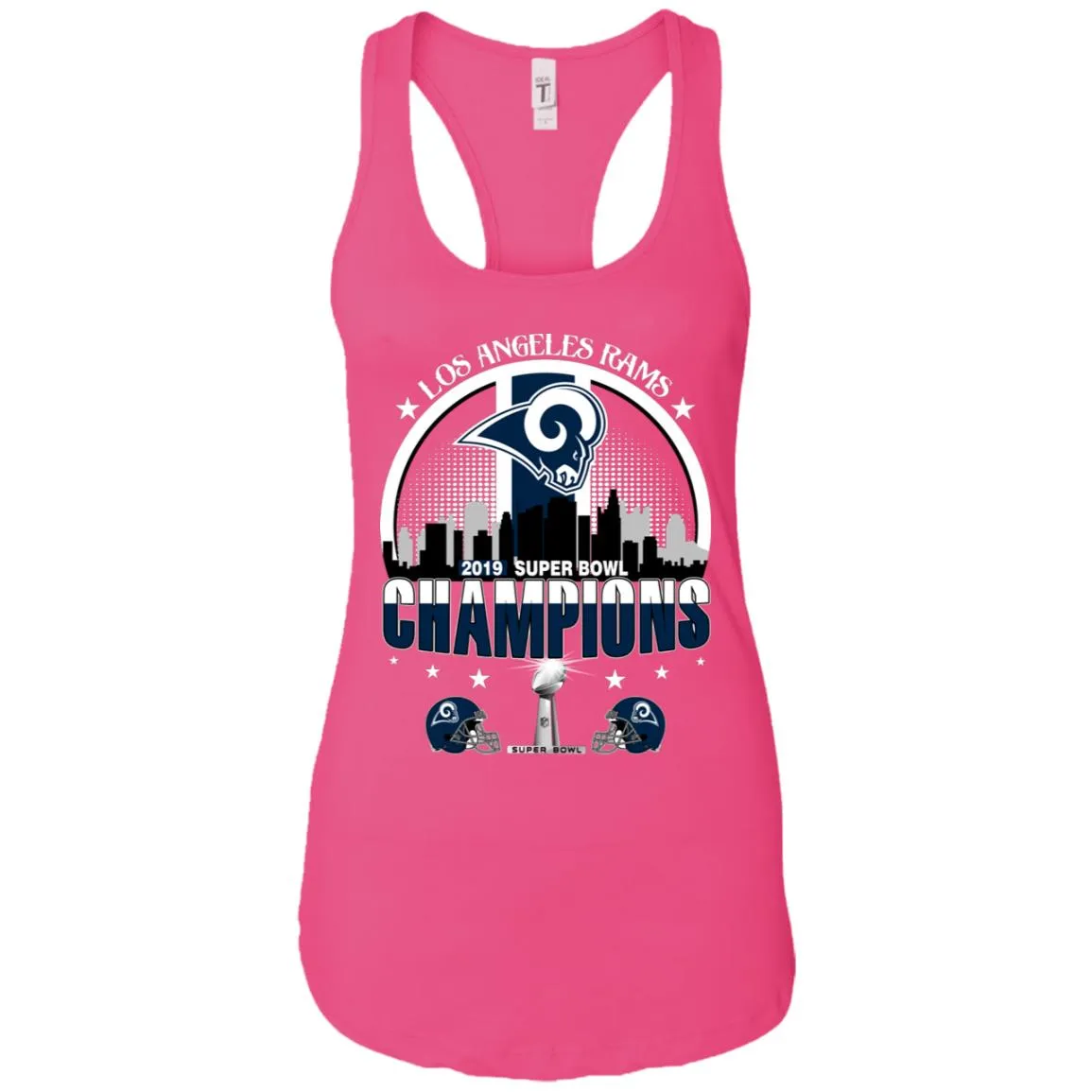 Nfl – Los Angeles Rams 2019 Super Bowl Champions Football Women Tank Top