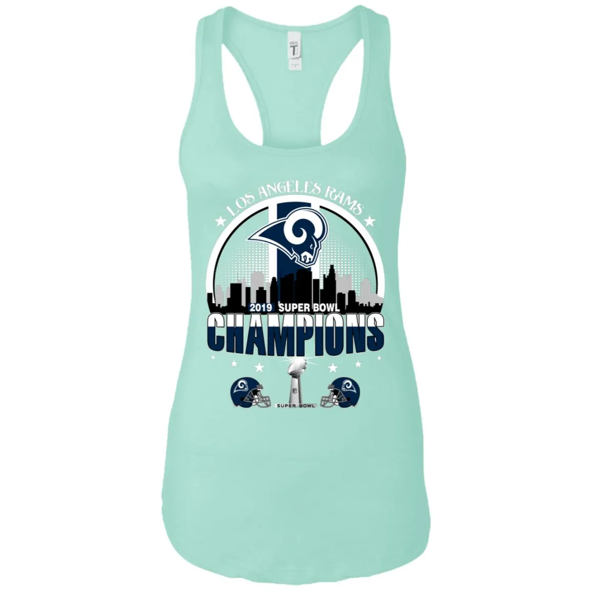 Nfl – Los Angeles Rams 2019 Super Bowl Champions Football Women Tank Top