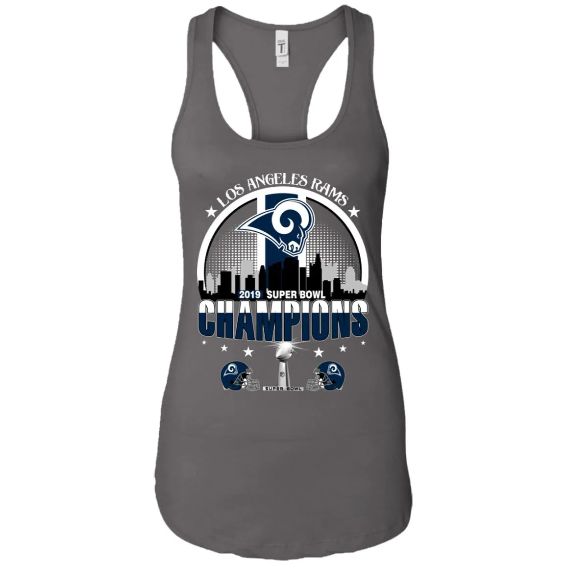 Nfl – Los Angeles Rams 2019 Super Bowl Champions Football Women Tank Top