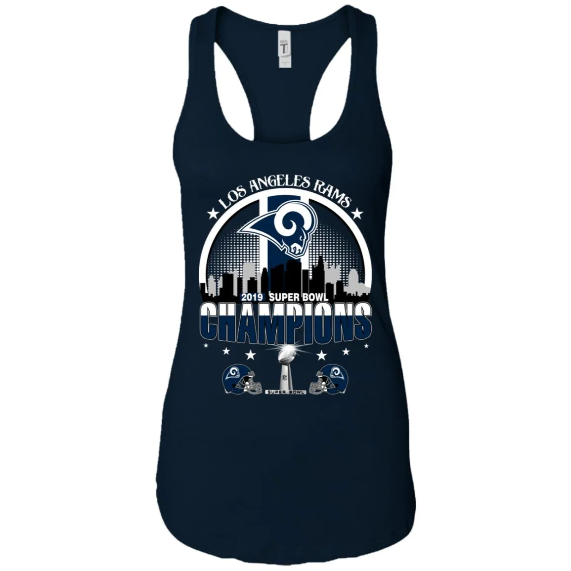 Nfl – Los Angeles Rams 2019 Super Bowl Champions Football Women Tank Top