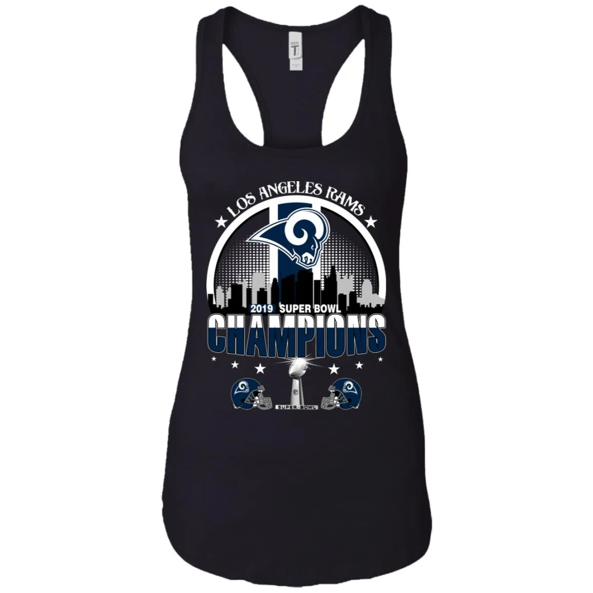 Nfl – Los Angeles Rams 2019 Super Bowl Champions Football Women Tank Top