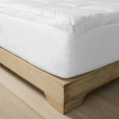 Open Box - King Ultra Loft Down Alternative Mattress Pad - Casaluna