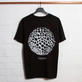 Orb Disco Psychedelia Back Print - Tshirt - Black