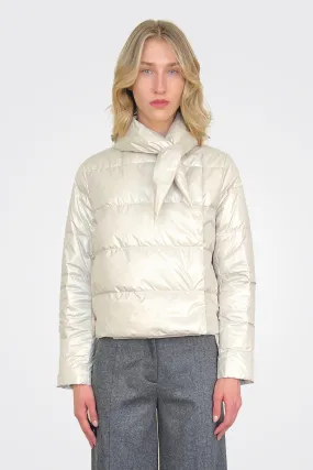 Padded Down Jacket - Pumice