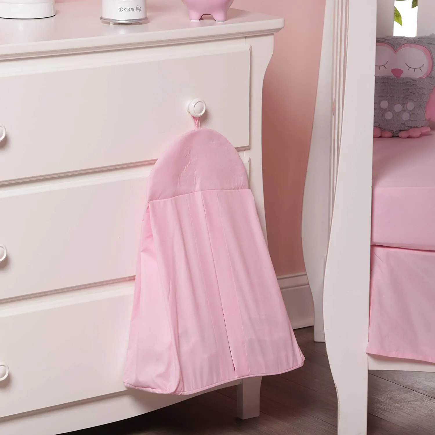 Pink 4 Piece Crib Bedding Set