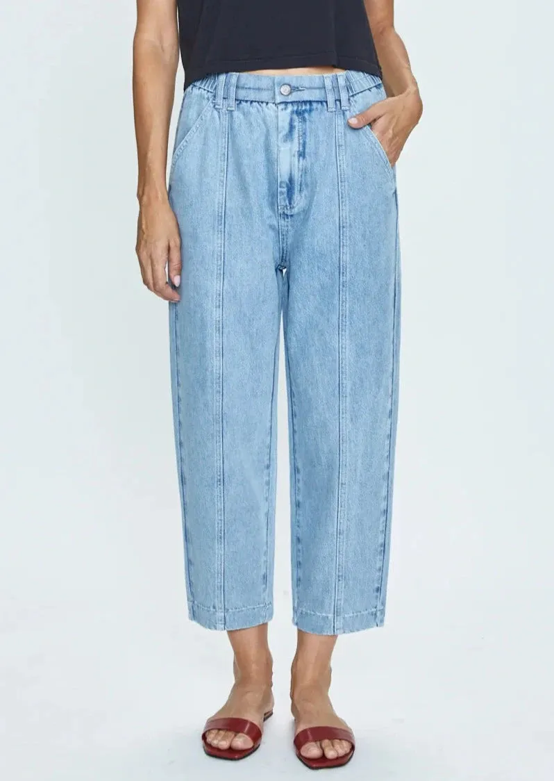 Pistola Court Mid Rise Relaxed Straight Jean