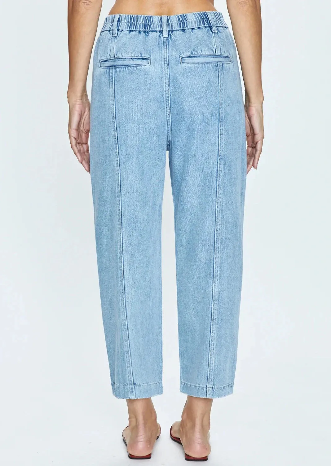 Pistola Court Mid Rise Relaxed Straight Jean