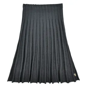 Pleated Knit Skirt