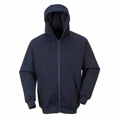 Portwest Inherent Flame Retardant Arc Anti Static Zip Front Hoody Hooded Sweatshirt -FR81