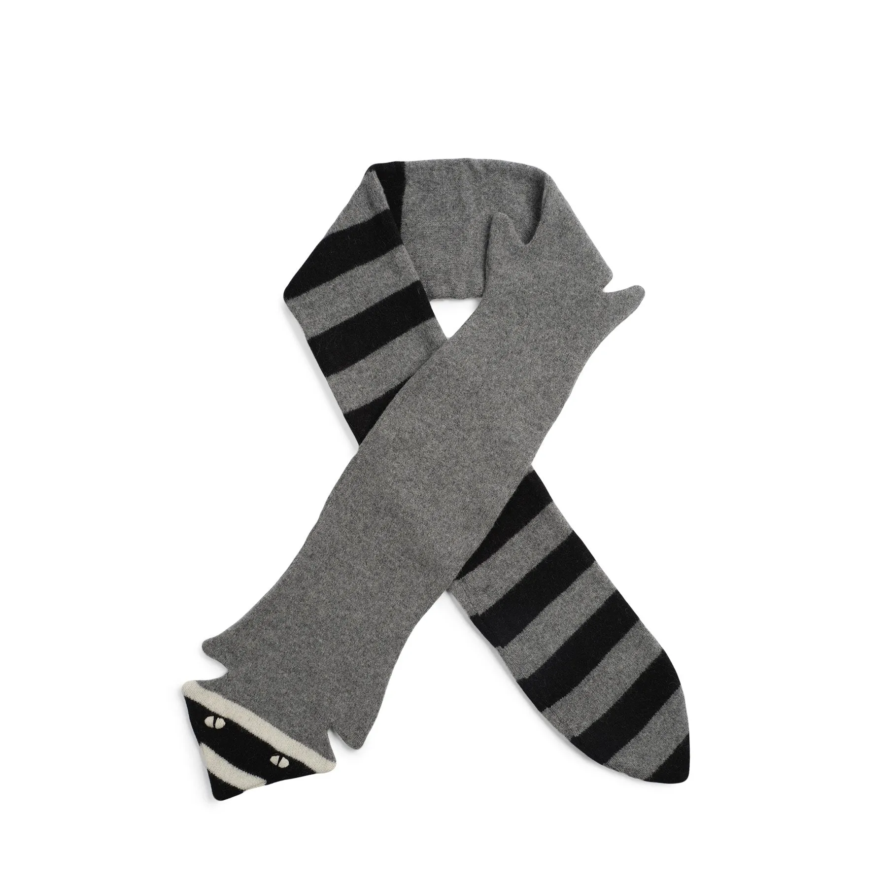 Racoon Scarf in Grey