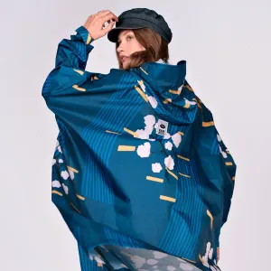 Rainkiss Poncho - Japanese Blossom